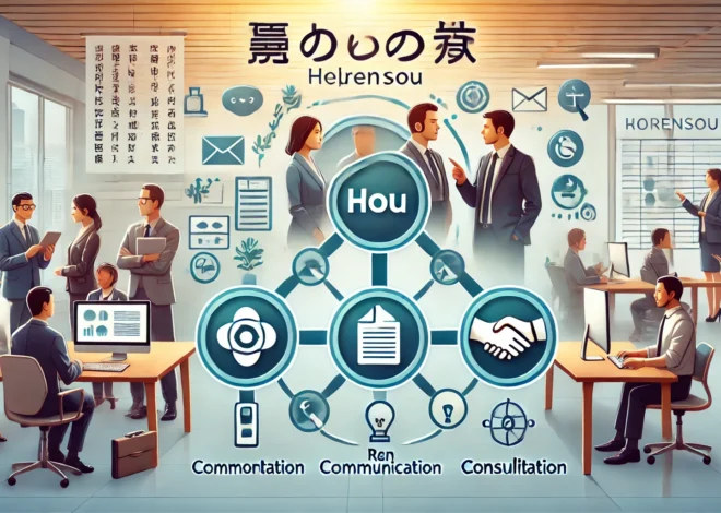 Quy tắc HOURENSOU cách làm việc nhóm hiệu quả