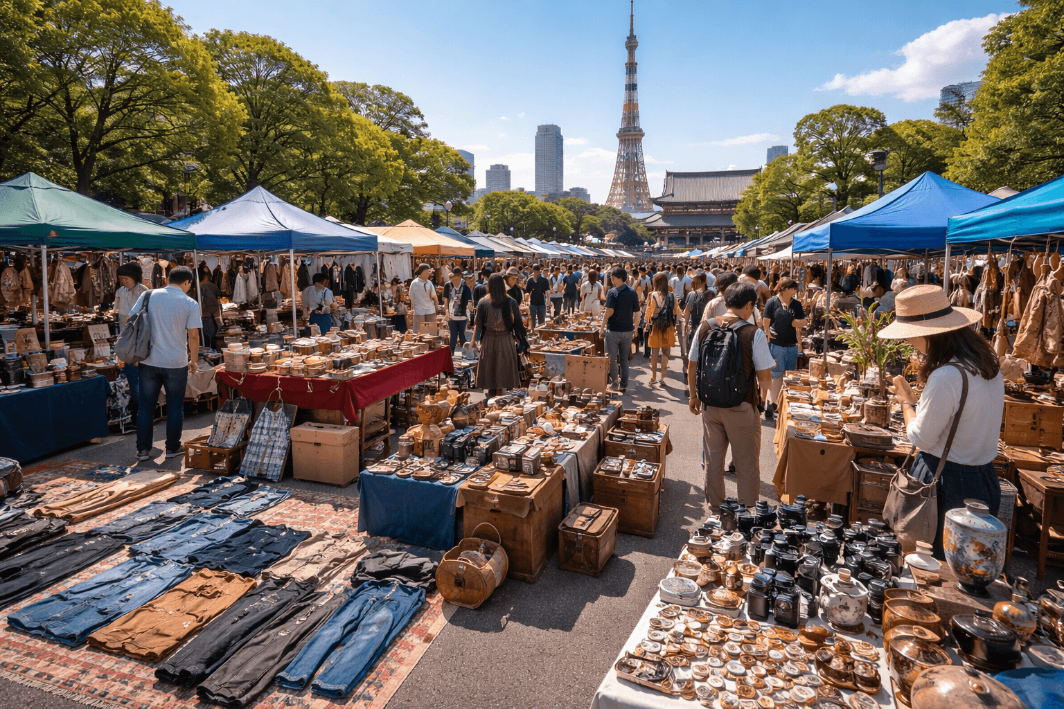 6 chợ đồ cũ Flea Market nổi tiếng ở Tokyo